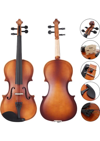 Dante VL-200SBR 4/4 Akustik Keman Seti (Tam Boy-Açık Kahve) modelleri