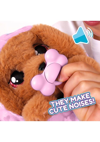 Baby Paws Sesli Yavru Köpek Pelüş Cocker Pembe Çanta fırsatları