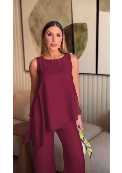 Asimetrik Bluz & Pantolon Ikili Takım fiyatları