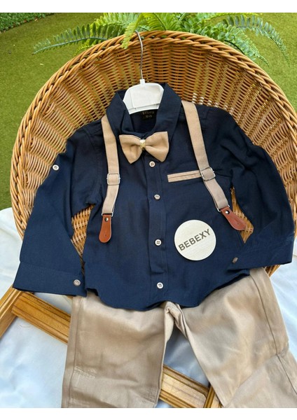 Lacivert Gömlekli Askılı Takım modelleri