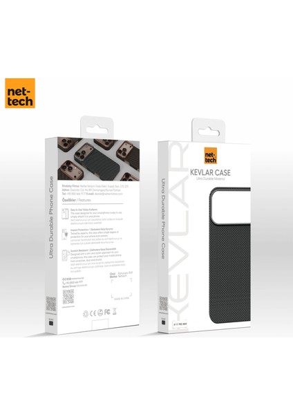 Apple iPhone 17 Pro Uyumlu NT-N075 Kevlar Karbon Arka Koruma Kılıf modelleri