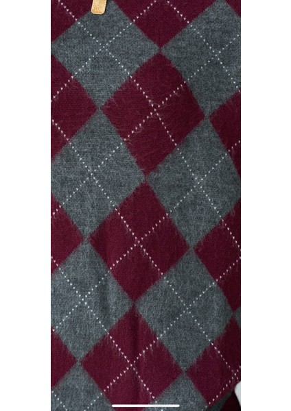 Bisiklet Yaka Baklava Desen Kazak fırsatları