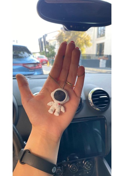 Sevimli Astronot - Askı Modeli - Özel Tasarım - Ayna Süsü