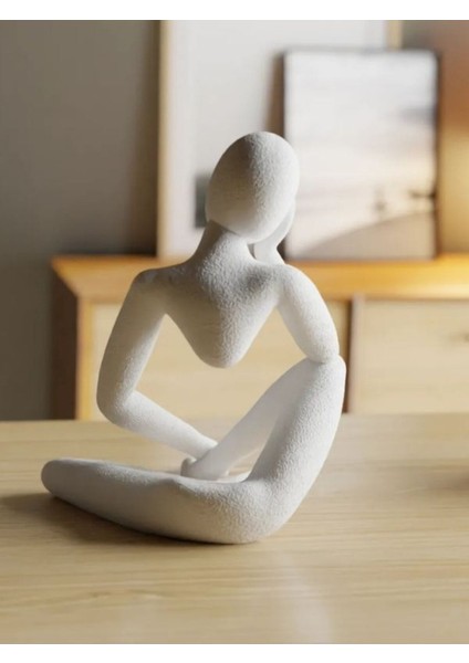 Düşünen Iskandinav Tarzı Biblo Heykel Figür Dekor Dekorasyon 3D 3 Boyutlu fiyatları
