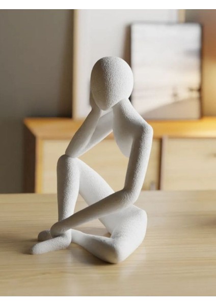 Düşünen Iskandinav Tarzı Biblo Heykel Figür Dekor Dekorasyon 3D 3 Boyutlu modelleri