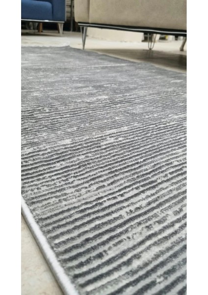 Lizbon 1074 Koyu Gri Modern Salon Mutfak Yolluk Oturma Odası Halısı modelleri
