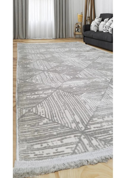 Lizbon 1075 Açık Gri Modern Salon Mutfak Yolluk Oturma Odası Halısı fiyatları