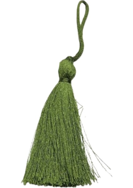 püskül tekli 10 cm 1 adet yeşil