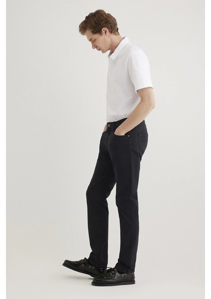 Jake Skinny Fit Normal Bel Dar Paça Jeans Erkek Kot Pantolon 0042288052 modelleri