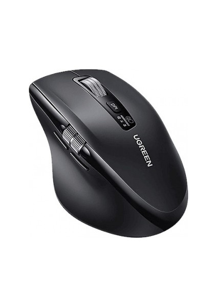 Ergonomik 5000 Dpı Sessiz Wireless Mouse Siyah