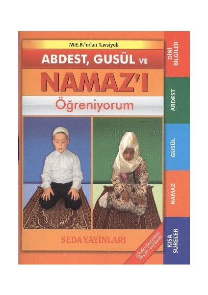Abdest Gusül ve Namazı Öğreniyorum Cep Boy