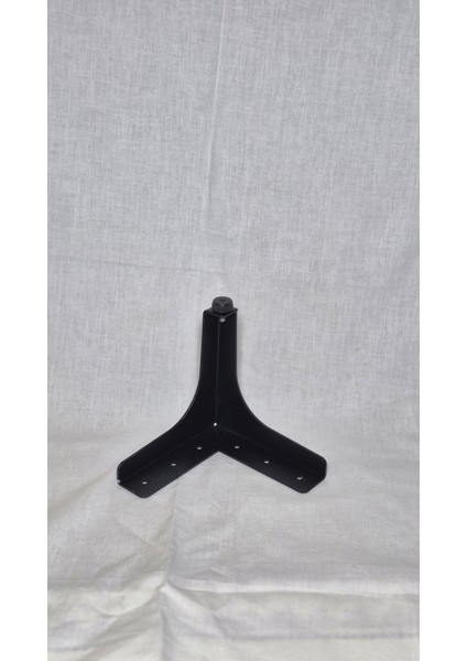 Metal Siyah Renk L Ayak 12,5cm Lüks Mobilya Ayağı Kalınlık 2 mm