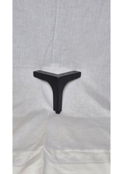 Metal Siyah Renk L Ayak 12,5cm Lüks Mobilya Ayağı Kalınlık 2 mm