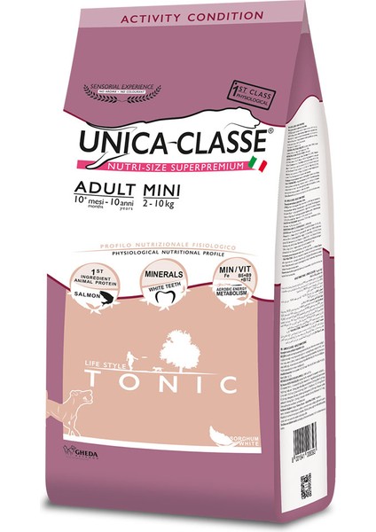 Mini Adult Tonic Somonlu Küçük Irk Yetişkin Köpek Maması 2kg