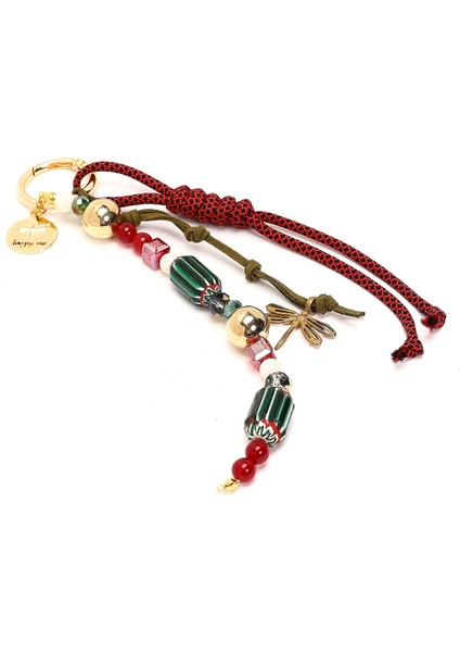 Kadın Kırmızı Boncuklu Metal Charm 000A2D470314 modelleri