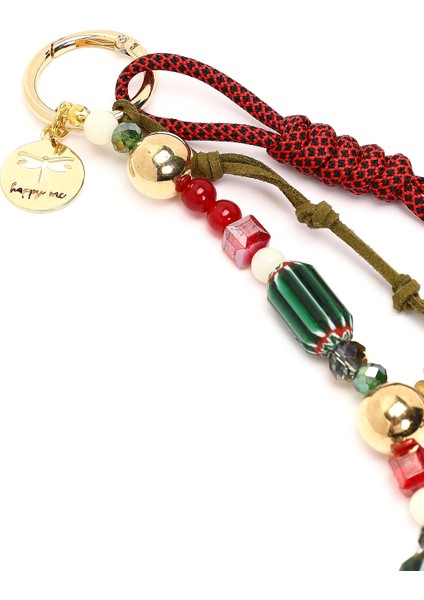 Kadın Kırmızı Boncuklu Metal Charm 000A2D470314 fırsatları