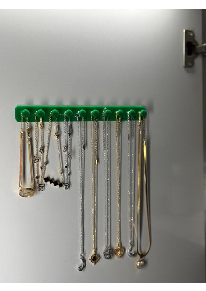 Takı Kanca Rayı Organizer Askılık 10 Bölmeli Askılık