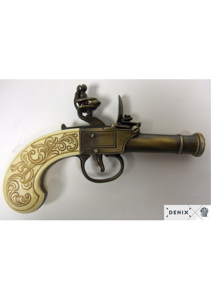 England 18TH Mini Pistol Koleksiyon Obje 17CM