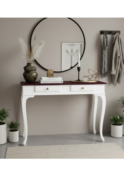 120 cm Masif Çekmeceli Lükens Beyaz Ceviz Dresuar fiyatları