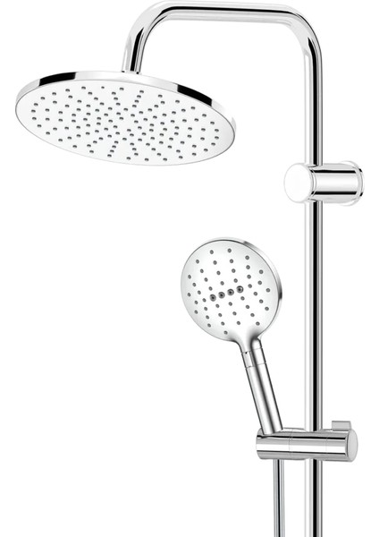 | Valtemo Mega Boy, Full Krom, Pvc, Patlamaz Hortumlu Duş Seti