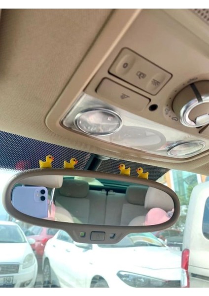 4'lü Sevimli Ördek Seti Otomobil Aksesuarı Otomobil Ayna Aksesuarı Ayna Süsü Dörtlü Ördekler fiyatları