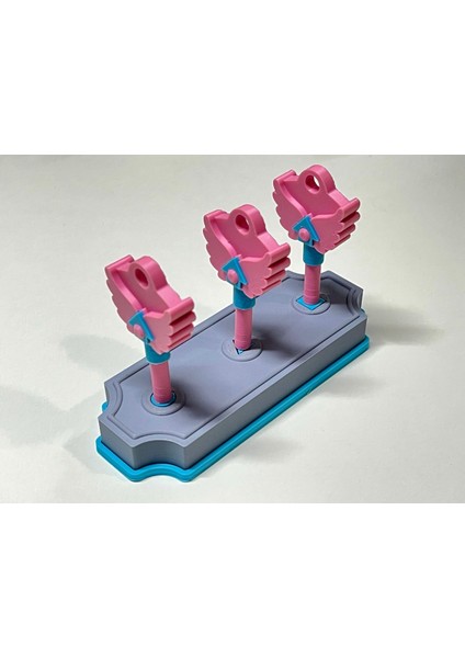 Squid Game Ilhamlı – 3 Anahtar ve Kilit Tasarımı | Özgün 3D Anahtarlık fiyatları