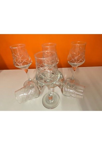 6'lı Kahveyanı Kadeh Bardak modelleri