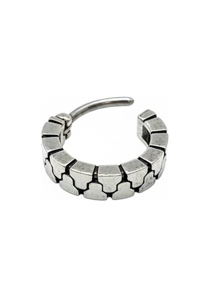 Desenli Halka Model Erkek Çelik Küpe fiyatları