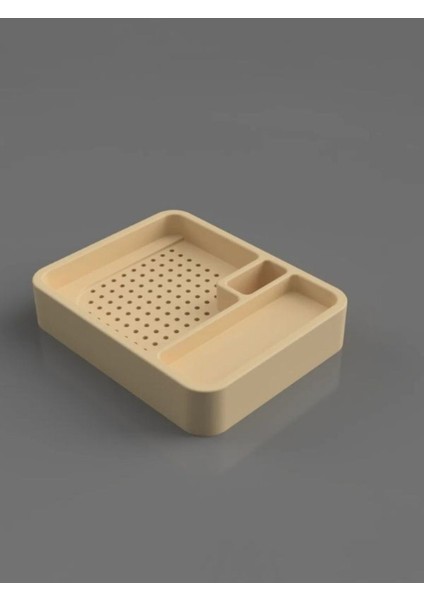 Kahve Servis Sunum Tepsisi 3'ü Bir Arada 13X11CM Sunum Organizer Kulpsuz fiyatları