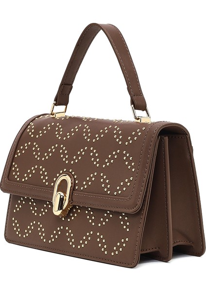 Kadın Vizon Taşlı Uzun Askılı Kol Çantası 25ABD264618 indirimleri