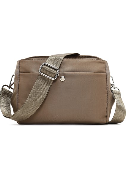 Kadın Haki Uzun Askılı Kumaş Çapraz Çanta 25ABD27346F