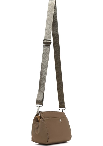 Kadın Haki Uzun Askılı Kumaş Çapraz Çanta 25ABD27346F