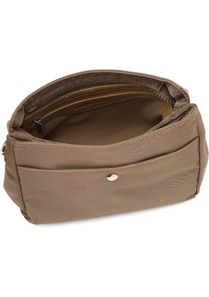 Kadın Haki Uzun Askılı Kumaş Çapraz Çanta 25ABD27346F