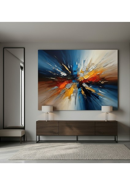 Soyut Kanvas Tablo, Dinamik Renkler ve Canlı Renkler Tablo