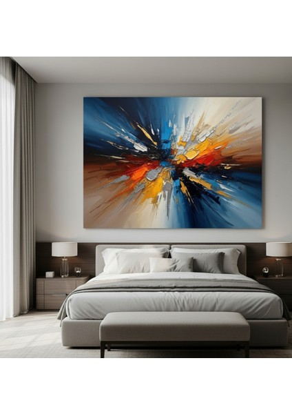 Soyut Kanvas Tablo, Dinamik Renkler ve Canlı Renkler Tablo fiyatları