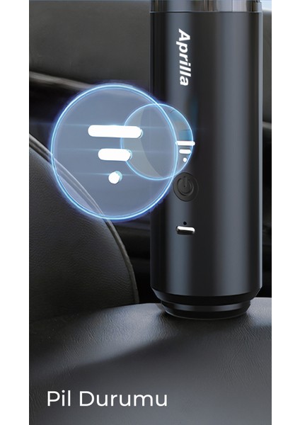 AVC-4035 Şarjlı El Süpürgesi | 4 Başlık, Yıkanabilir Hepa Filtre, Type-C Şarj