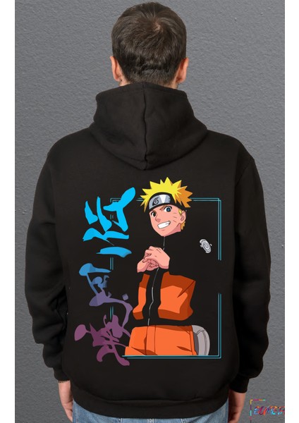 Naruto Kakashi Anime Japanese Japan Ninja Stil Korea Dizi Sweatshirt Unisex Kapüşonlu Hoodie