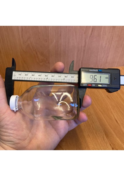 5 Adet Şeffaf Cam Shot Şişesi Sızdırmaz Sarı Kapaklı Hediyelik Koku Süs Çok Amaçlı Şişe 5X100ML fiyatları