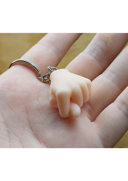 4'lü Anahtarlık Nah (A-Nahtarlık) Ten Rengi Kaliteli Sevimli Komik