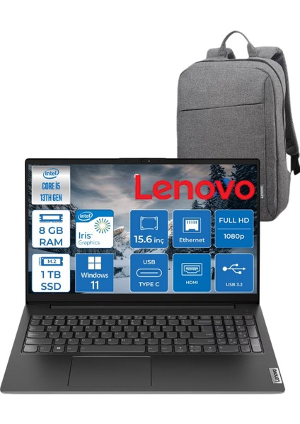 V15 G4 Iru 83A100A5TR I5-13420H 8 GB 1tb GB SSD UHD Graphics 15.6 Fhd W11P Dizüstü Bilgisayar