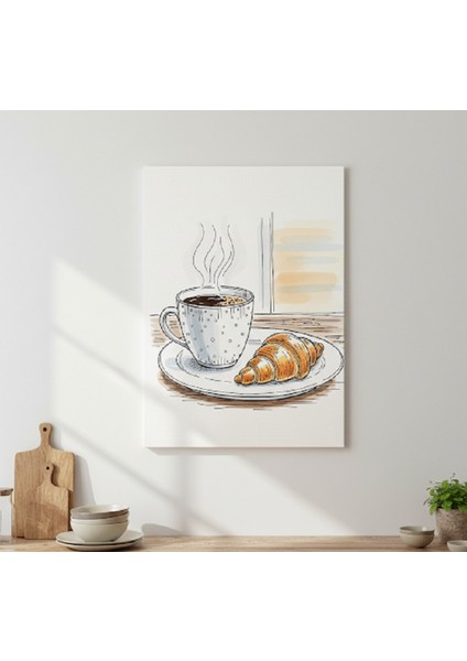 Mutfak Tablo, Kahve Köşeleri Için Dekoratif Tablo, Barista Tablo Kanvas Minimalist Mutfak Tablo