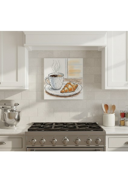 Mutfak Tablo, Kahve Köşeleri Için Dekoratif Tablo, Barista Tablo Kanvas Minimalist Mutfak Tablo modelleri