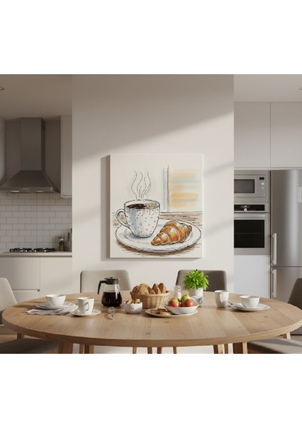 Mutfak Tablo, Kahve Köşeleri Için Dekoratif Tablo, Barista Tablo Kanvas Minimalist Mutfak Tablo fırsatları