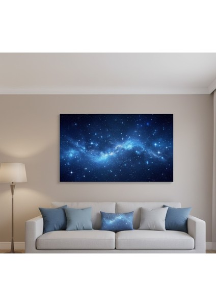 Modern Salon Için Mavi Kanvas Tablo,ev/ofis Duvar Dekoru