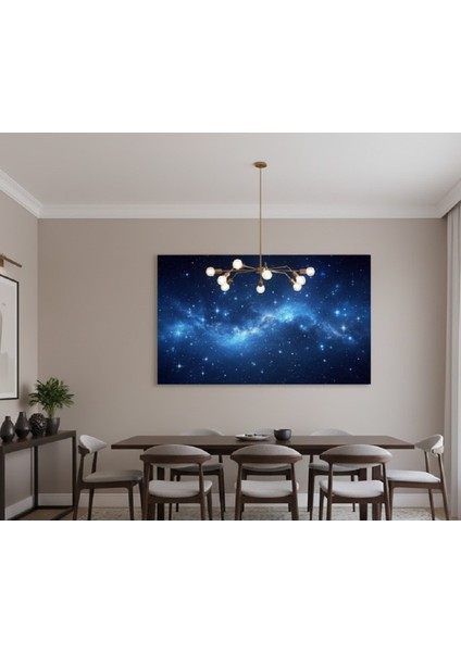 Modern Salon Için Mavi Kanvas Tablo,ev/ofis Duvar Dekoru fiyatları