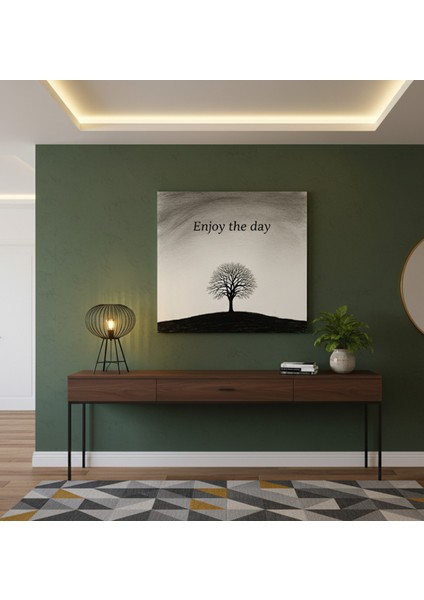 Siyah Beyaz Modern Tablo, Minimalist Motivasyonel Tablo, Doğa Tablosu, Karakalem Efektli Tablo modelleri