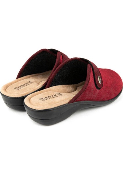 Nipui Bordo Anatomik Iç Tabanlı Ev Terliği modelleri