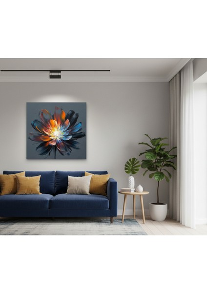 Modern Dekorasyonçiçek Kanvas Tablo, Canlı Renkler,yağlı Boya Efektli,salon ve Ofis Için Büyük Tablo fiyatları