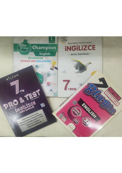 Nartest Yayınevi 7. Sınıf Tane Tane Ingilizce+Bilfem+Limit Ingilizce Soru Bankası+Bumerang Deneme