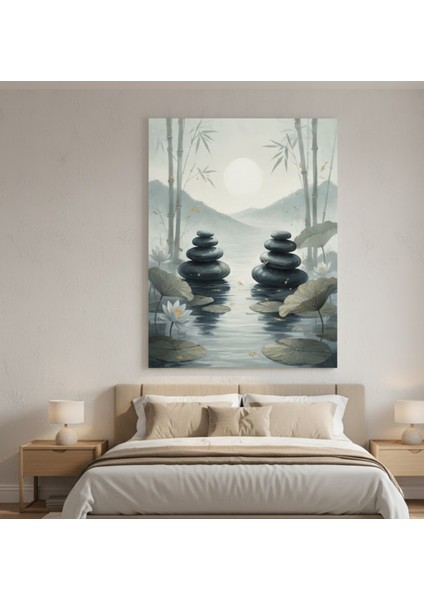 Feng Shui Tablo, Zen Tablo; Rahatlatıcı Tablo, I Nilüfer ve Bambu Kanvas Tablo modelleri